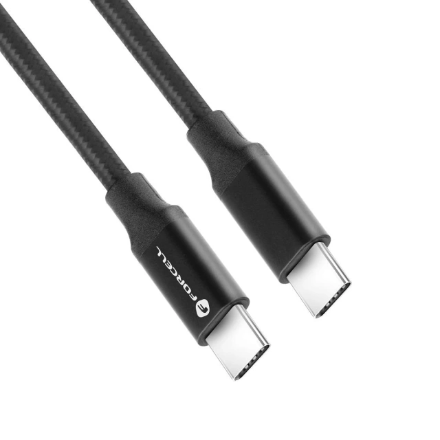 Kábel USB-C 100W 1m Forcell C391 Thunderbolt 4K e-mark QC 4.0 PD