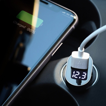 Joyroom C-A17 USB Car Charger USB-C 42.5W QC PD AFC SCP Dark Blue