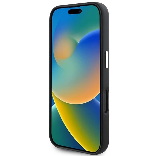 Karl Lagerfeld obal pro iPhone 16 Plus 6,7" černý MagSafe Hardcase FW Metal Plate