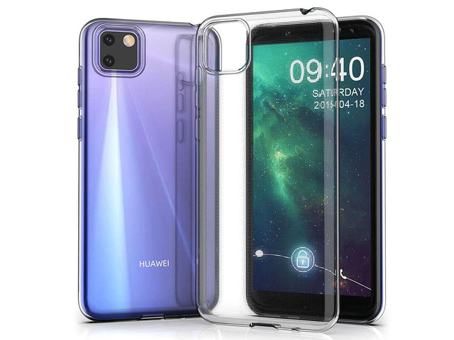 Puzdro na puzdro pre Huawei Y5P silikónové číre sklo Alogy Glass