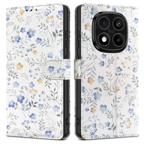 Etui Wallet do Redmi Note 14 Pro / POCO X7 5G Kwiaty