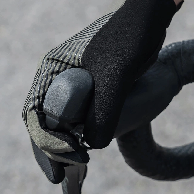 Rękawiczki Rowerowe Rockbros 3-Sezonowe L Zielone Dotykowe