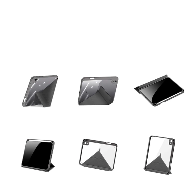 Чохол Dux Ducis Magi для iPad mini 2021 смарт чохол з підставкою та зберіганням для Apple Pencil сірий