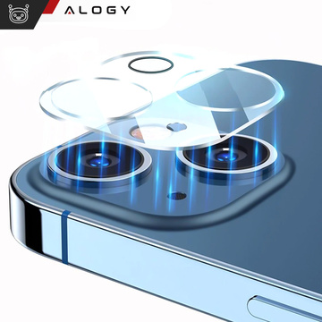 2x Camera lens glass for iPhone 15 / 15 Plus Alogy lens clear transparent