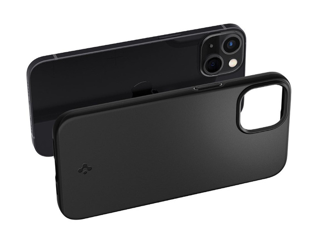Etui Obudowa Hülle Spigen Thin Fit für Apple iPhone 13 Schwarz