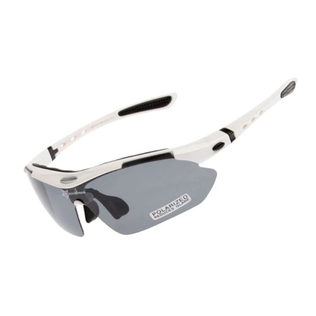 Rockbros 10002 Polarized Cycling Glasses - White