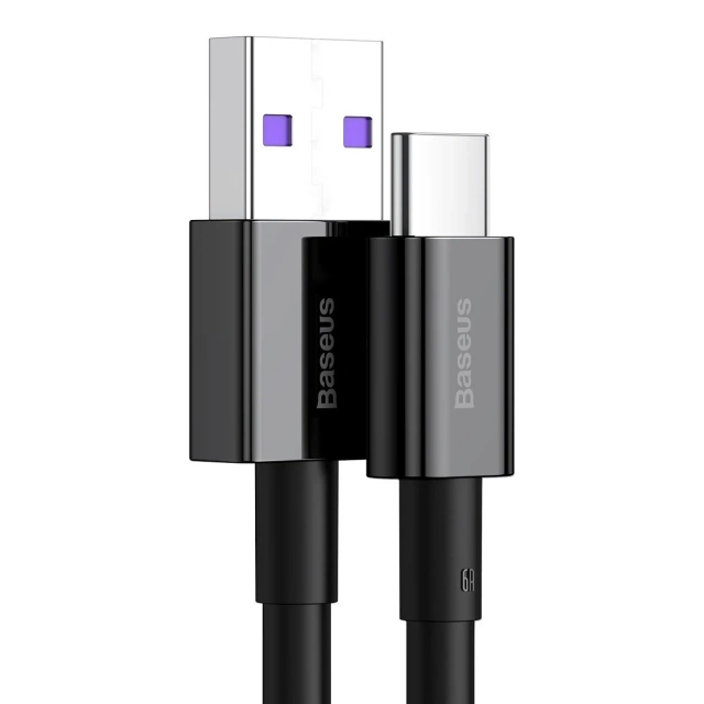 Kabel USB na USB-C Baseus Superior Series, 66 W, 2 m (černý)