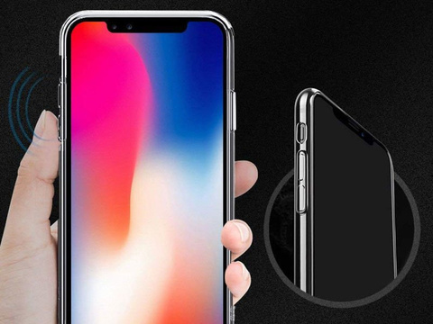 Průhledné silikonové pouzdro pro Apple iPhone XS Max