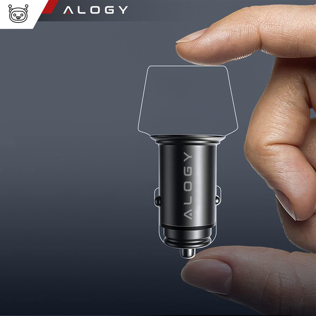 48W USB QC 3.0 Car Charger 18W USB-C C PD 30W Fast Powerful for Alogy Car Phone Matte Black