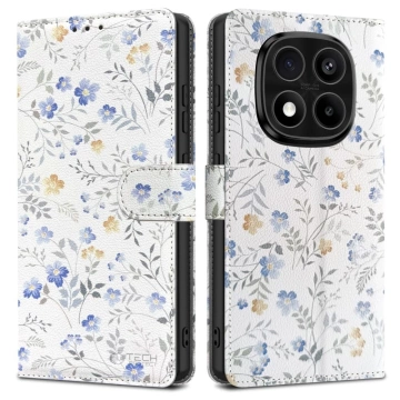Etui Wallet do Redmi Note 14 Pro / POCO X7 5G Kwiaty