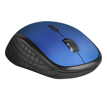 Tichá bezdrôtová myš k notebooku PC počítačová myš Defender Aero MM-755 RF Blue