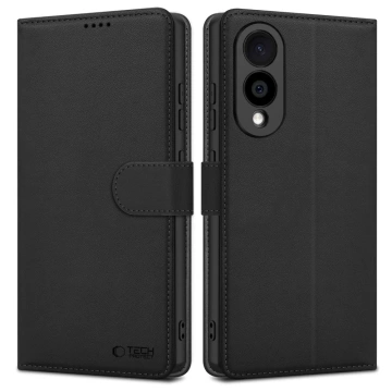 Samsung Galaxy S25 Edge Tech-Protect Wallet Black Protective Case