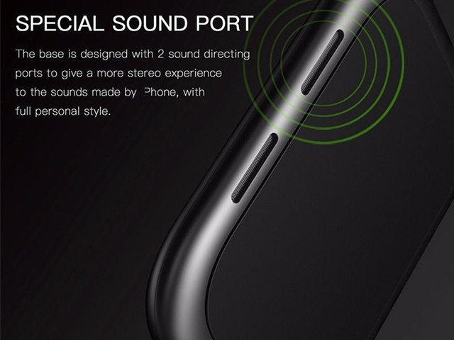 Baseus Little Volcano stacja dokująca iPhone Zlota + kabel