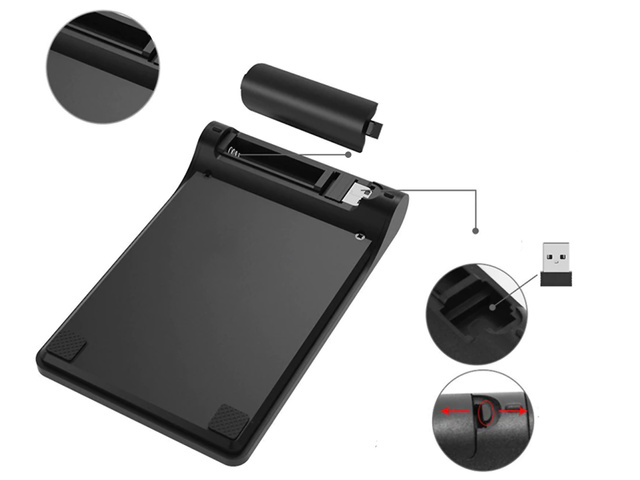 Bezdrátová USB numerická klávesnice pro notebook Alogy Wireless KeyPad