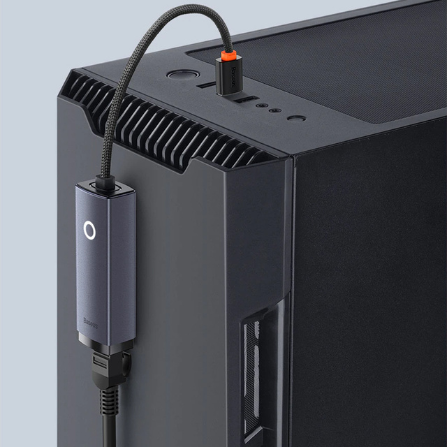 Adapter LAN Netzwerkkarte Baseus Erhernet USB-A auf RJ45 1000Mbps Adapter