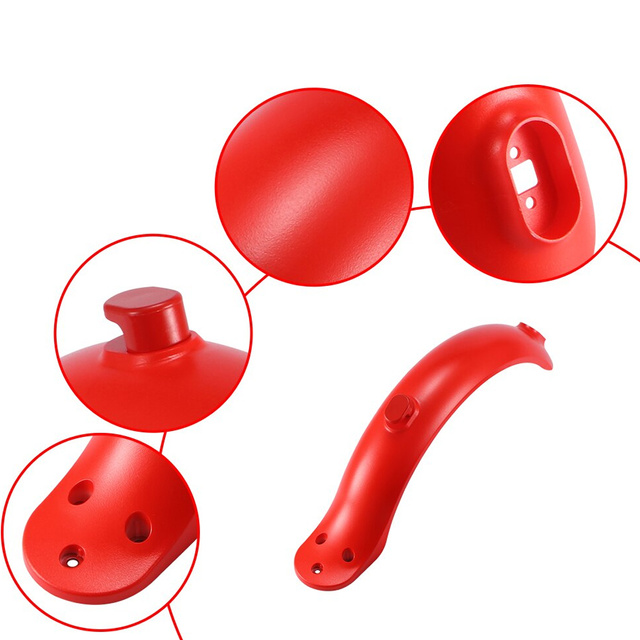 Krátky zadný blatník Alogy pre elektrickú kolobežku pre Xiaomi Mijia M365 / Pro / Mi 1S / Pro 2 Red