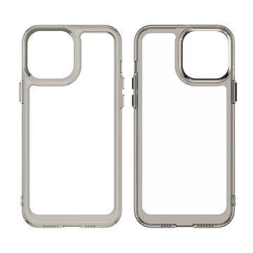 Pevný kryt Outer Space Case pre iPhone 12 Pro Max s gélovým rámom modrej farby