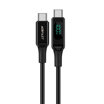 Acefast kabel USB Typ C - USB Typ C 2m, 100W (20V/5A) černý (C6-03 Black)