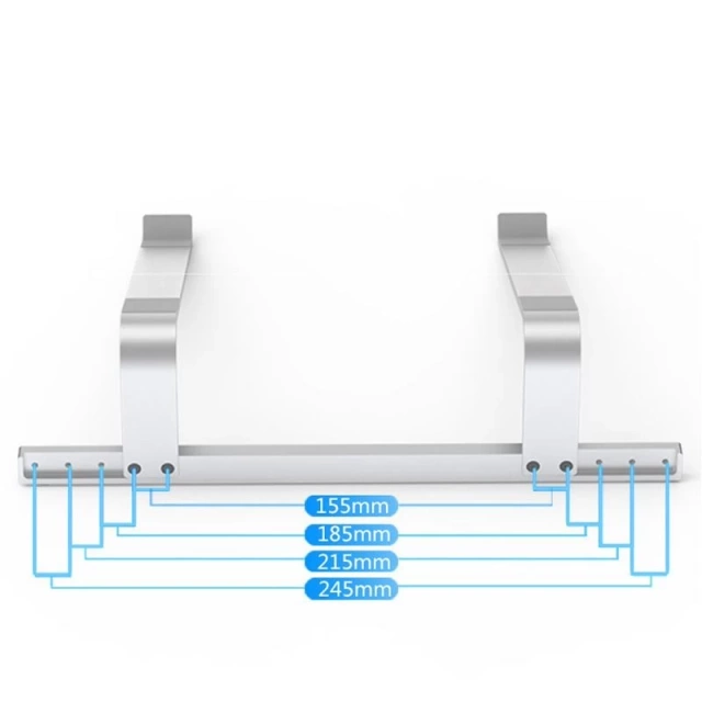 Alustand ”2” universal laptop stand silver