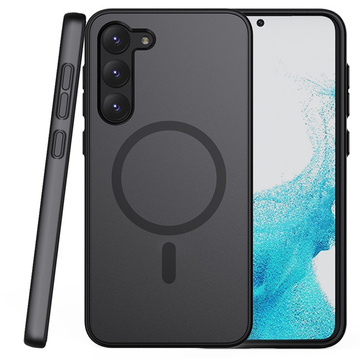 Створено з телефоном MagMat Case на MagSafe на Samsung Galaxy S23 Matte Black
