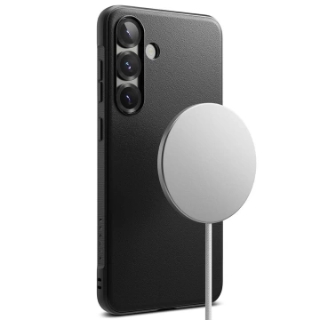 Чохол для Samsung Galaxy S25 Black з магнітним кільцем Onyx MagSafe