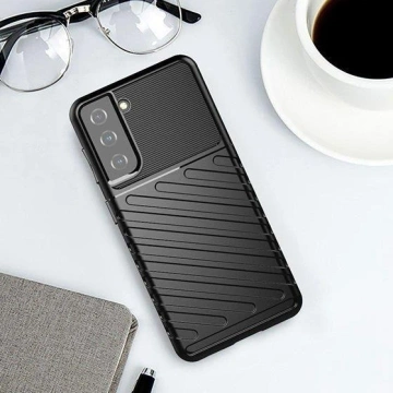 Ochranné pouzdro Thunder Case pro Samsung Galaxy S23 Plus silikonové brnění černé