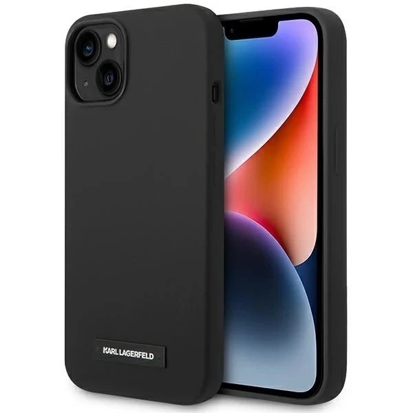 Etui Karl Lagerfeld KLHMP14MSLMP1K pro iPhone 14 Plus 6,7" pevný obal silikonový plak Magsafe