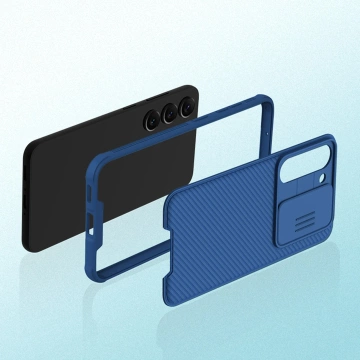 Чохол-накладка Nillkin CamShield Pro Case для Samsung Galaxy S23 з кришкою камери синій