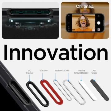 iPhone 16 Case Spigen Ultra Hybrid ”T” Mag MagSafe Black