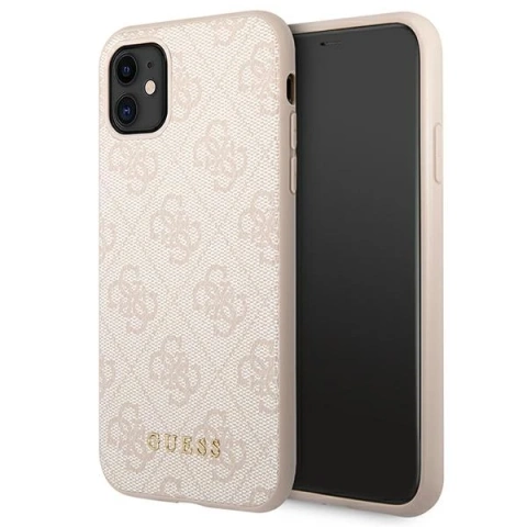 Etui Guess GUHCN61G4GFPI для iPhone 11 6,1" жорсткий чохол 4G Metal Gold Logo