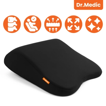 Poduszka do Samochodu pod Głowę Kark Szyję DR.MEDIC ErgoNeck™ Ergonomiczna poduszka na fotel zagłówek dla kierowcy pasażera