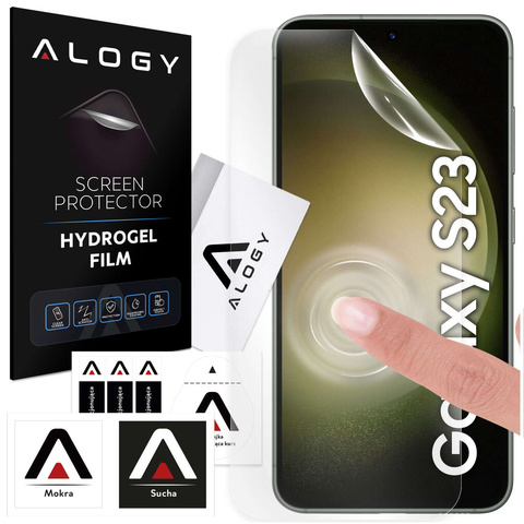 Гідрогелева плівка для Samsung Galaxy S23, захисний екран телефону, Alogy Hydrogel Film