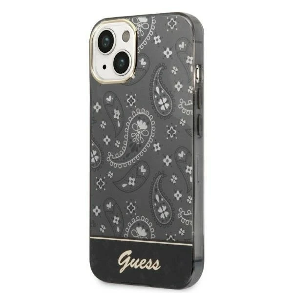 Etui Guess GUHCP14MHGBNHK für Apple iPhone 14 Plus 6,7" Czarny/Black Hardcase Bandana Paisley