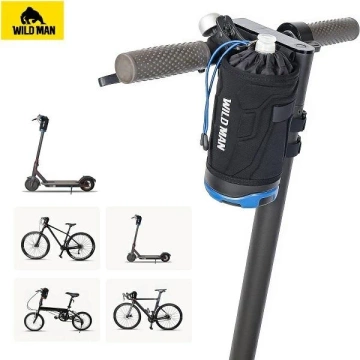 Wildman R1 Bike Frame Bag Black Gray Waterproof