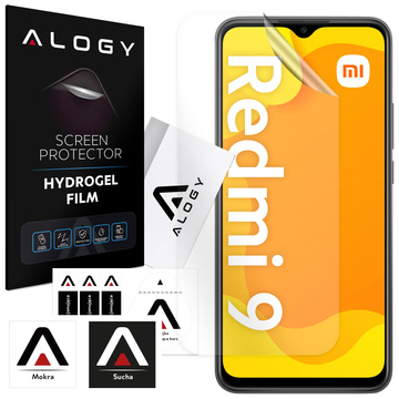 Hydrogel film for Xiaomi Redmi 9, protective phone screen protector Alogy Hydrogel Film