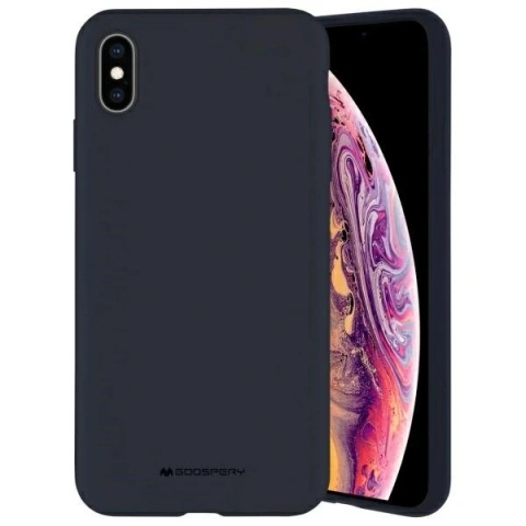 Силіконовий чохол Mercury для iPhone 13 Pro Max темно-синій