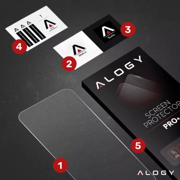 Tvrdené sklo pre Apple iPhone 16 Pro Max Screen Protector 9H Alogy Heavy Pro ™️