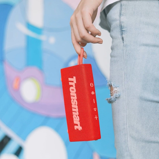 Водонепроникний динамік Tronsmart Trip Bluetooth 5.3 IPX7 10 Вт червоний