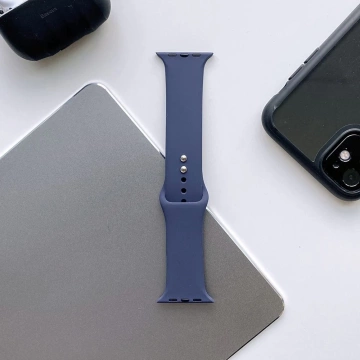 Apple Watch s ikonou Tech-protect 4/5/6/7/8/se/ultra (42/44/45/49 mm) půlnoční modrá
