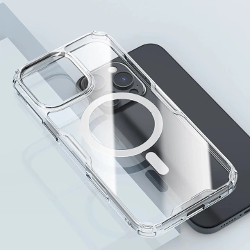 Чохол Nillkin Nature Pro MagSafe для iPhone 16 Pro, прозорий