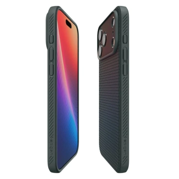 Etui do iPhone 17 Pro Spigen Liquid Air Ochronne Abyss Green
