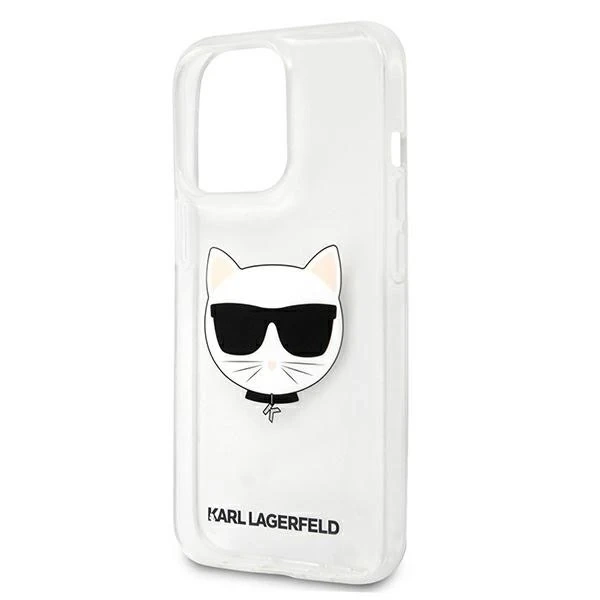 Etui Karl Lagerfeld KLHCP13XCTR pre iPhone 13 Pro Max 6,7" pevné puzdro Choupette Head