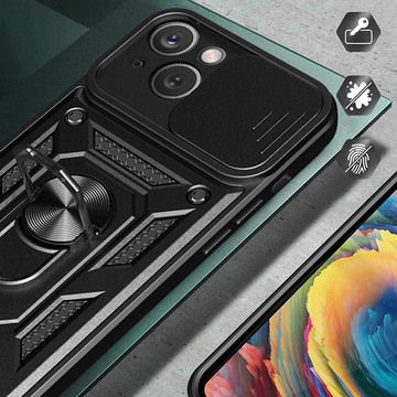 Чохол Alogy Camshield Stand Ring з кришкою камери для Apple iPhone 14