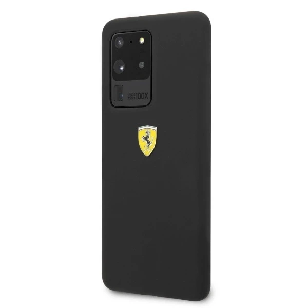 Ferrari Hardcase for Samsung Galaxy S20 Ultra black/black Silicone