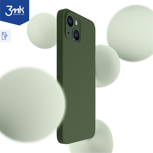 Obal na telefón 3mk do Apple iPhone 13 Hardy Silicone MagCase Alphine Green