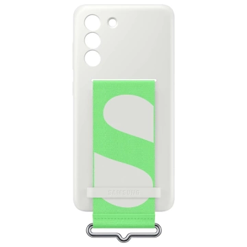 Samsung řemínek silikonový kryt pouzdro kryt pro samsung galaxy s21 fe bílý (ef-gg990twe)