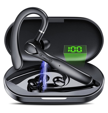 Bezdrôtové slúchadlá do uší Alogy ENC BT TWS Bluetooth 5.3 s nabíjacím puzdrom v čiernej farbe