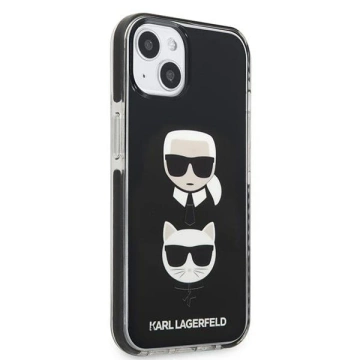 Etui Karl Lagerfeld KLHCP13MTPE2TK do iPhone 13 6,1" hardcase Karl&Choupette Head
