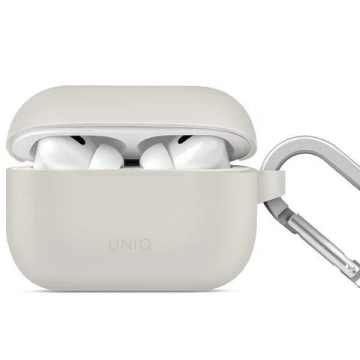 UNIQ Vencer protective case for AirPods Pro 2nd Gen. Silicone grey/chalk grey