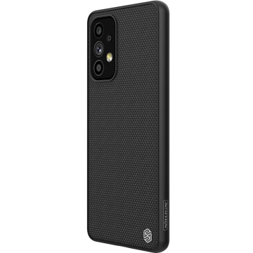 Nillkin Textured Case odolné vyztužené pouzdro s gelovým rámem a nylonem na zadní straně Samsung Galaxy A73 černé